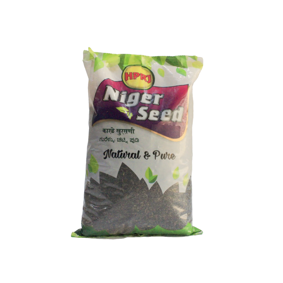 HPRJ Birdie's Niger Seeds Food Birds (Finch, Lovebird, Budgies, Cokatiel, Parakeet, Conure, Cockatoo & Macaw) - (1Kg), High Fat, 100% Natural - Chemical Free, Veterinary Approved - All Life Stages