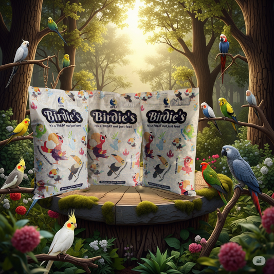 Birdie's Combo of Mix Seeds for Small Size Birds 1Kg + 1Kg Mix Seeds for Medium Size Birds + 1Kg Mix Seeds for Big Size Birds (Lovebird, Budgies, COKATIEL, Parakeet, Conure, Cockatoo, Macaw & African Grey).