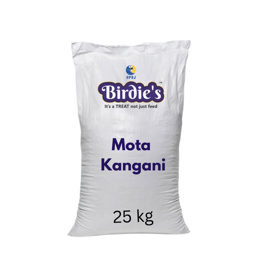 Birdie's Mota Kangani , Bird Food for Medium to Big size Birds , 25 Kg Bulk Bag
